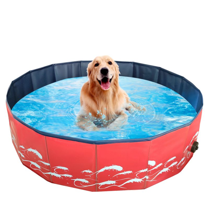 Foldable Dog Pool Pet Bath Swimming Tub Bathtub - Image 4