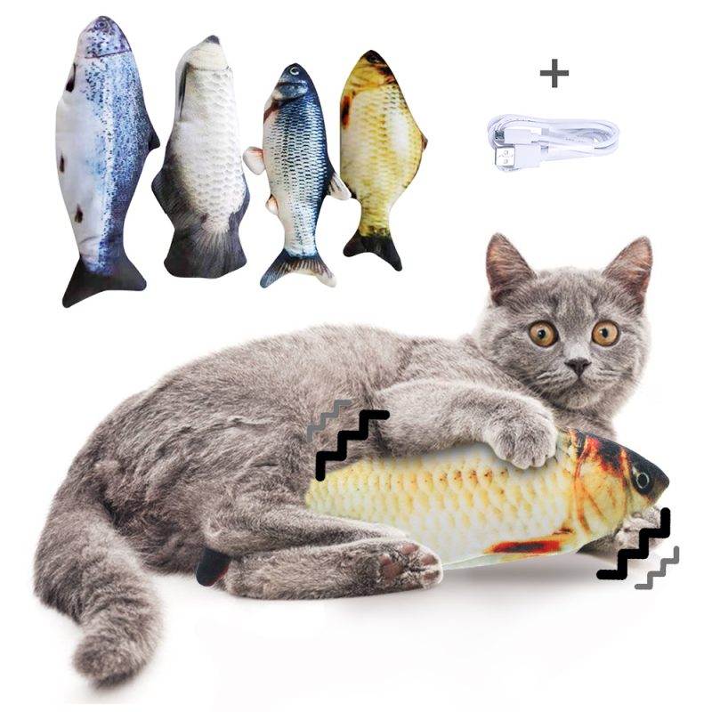 Without Cat Nip Version - Electric Jumping Fish Simulation Electric Fish Toy - Image 7