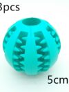 Pet Slow Feeder Dog Toy Cute Funny Rubber Dog Ball Toy - Image 3
