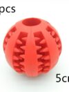 Pet Slow Feeder Dog Toy Cute Funny Rubber Dog Ball Toy - Image 2