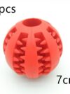 Pet Slow Feeder Dog Toy Cute Funny Rubber Dog Ball Toy - Image 6