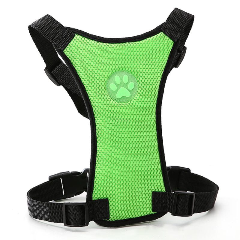 Dog supplies Breathable mesh chest straps Pet car safety chest back - Image 8