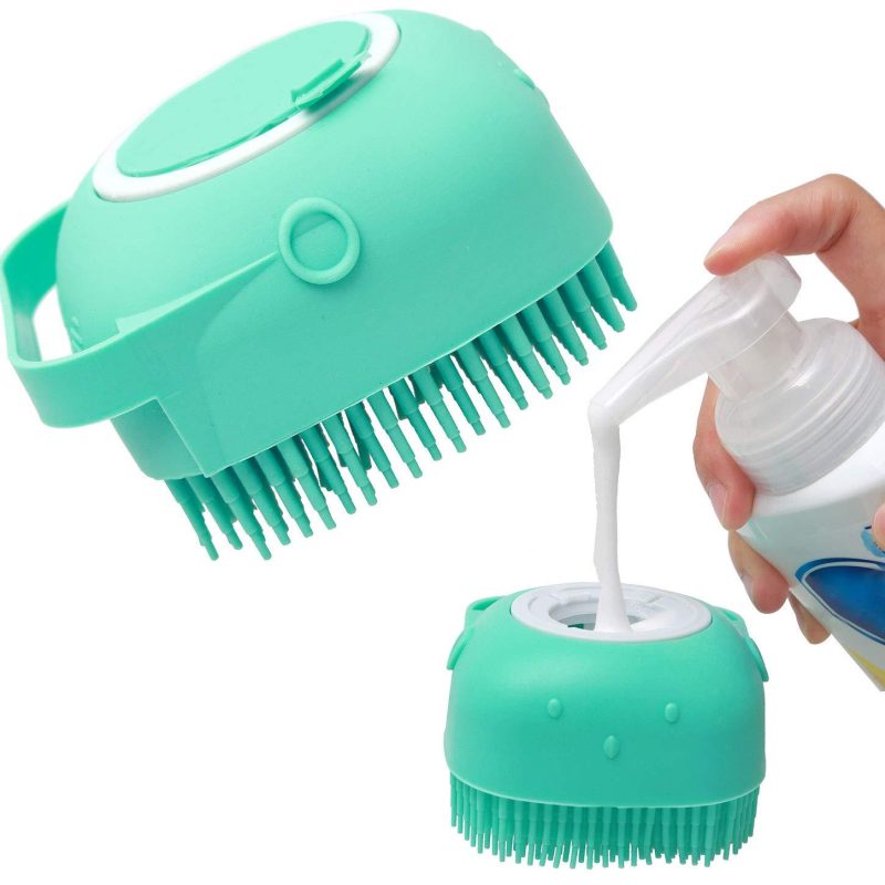 Pet Dog Shampoo Massager Brush Cat