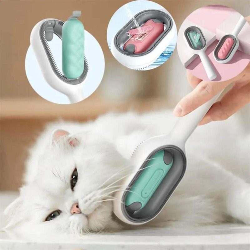 Cat Hair Brush With Water - Image 7
