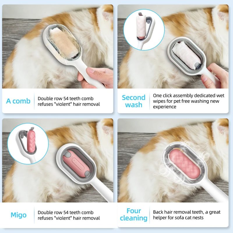 Cat Hair Brush With Water - Image 5