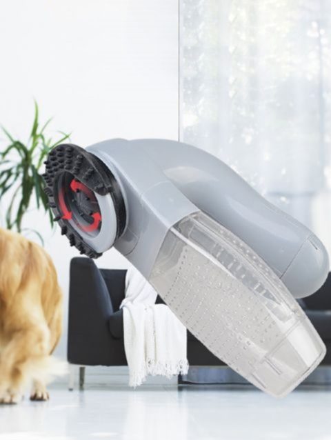 Electric Pet Hair Remover Device Cleaning