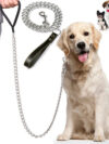 1PCS 1.2m Metal Chain Dog Lead Pet Puppy Leash - Image 3
