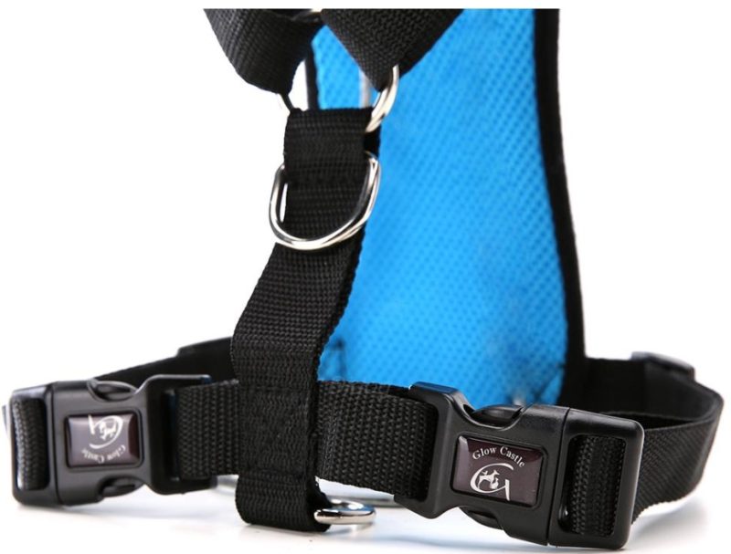 Dog supplies Breathable mesh chest straps Pet car safety chest back - Image 2