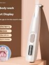 Pets Dog Paw Trimmer With LED Light Fully Waterproof Pet Hair Trimmer With LED Display Dog Clippers For Grooming Widen Blade - Image 6
