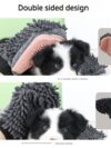 Pet Bathing Brush 2-in-1 Grooming Glove Elegant - Image 5