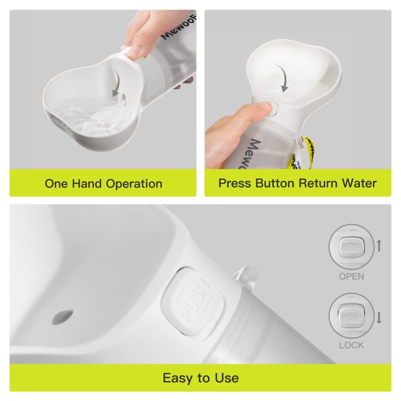 Mewoofun Pet Dog Water Bottle Feeder - Image 3