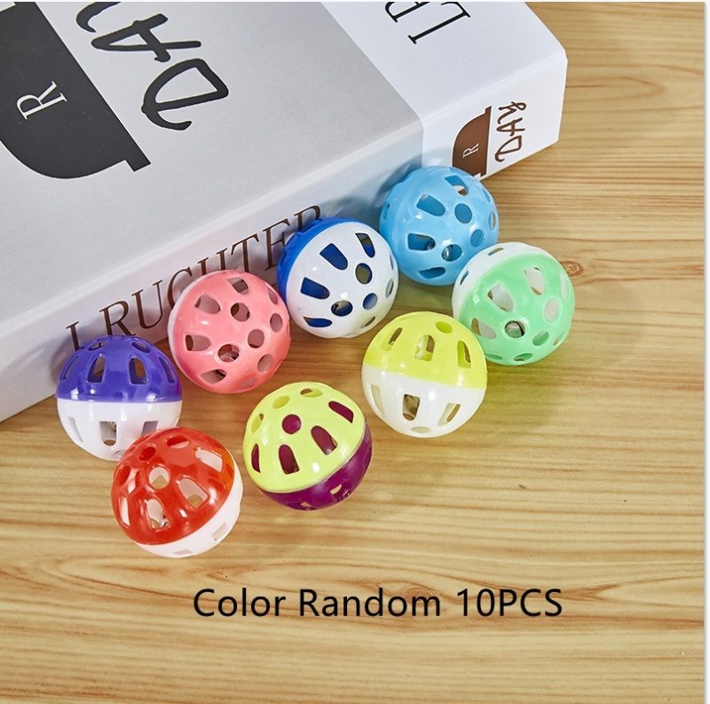 Pet Cat Toy Hollow Out Plastic Bell Interactive Sounding Supplies - Image 5