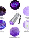 UV Flashlight LED Handheld Blacklight Flashlight - Image 10