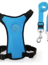 Dog supplies Breathable mesh chest straps Pet car safety chest back - Image 4