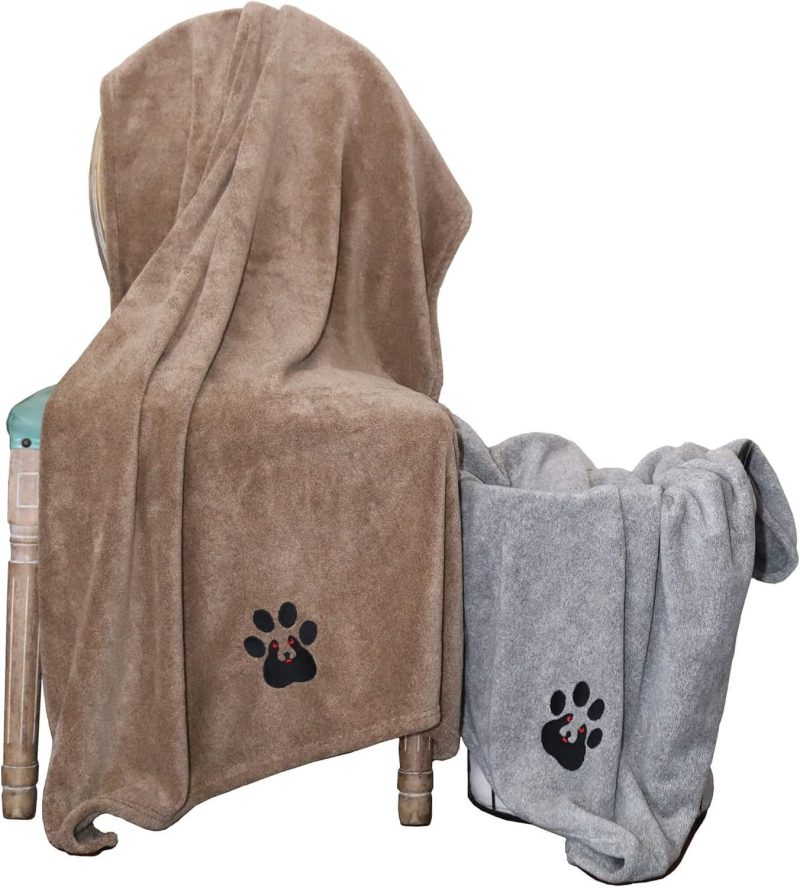 Super Absorbent Dog Bath Towels For Fast Drying - Soft Microfiber Towel For Dogs And Cats - Image 6