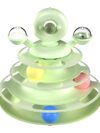 4 Levels Cat Toy Tower Turntable Roller Balls - Image 3