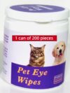 Pet Eye Wipes, 200 Wipes Can Pet Eye CleaningWipes - Image 10