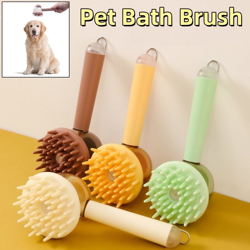 3 In 1 Pets Bath Brush For Dogs