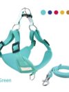Pet Dog Harness Reflective Dog Leash Vest Type Harness Set - Image 3