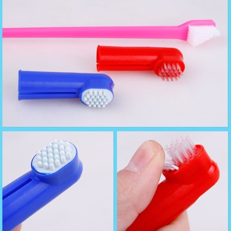 Double Head Toothbrush  Soft Pet Finger - Image 4