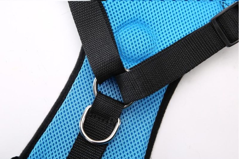 Dog supplies Breathable mesh chest straps Pet car safety chest back - Image 5