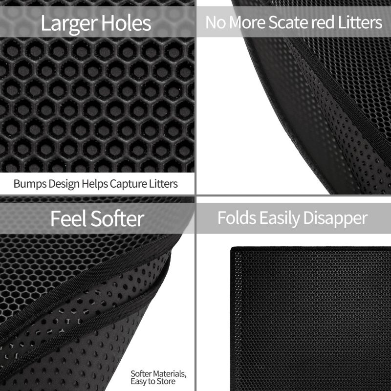 Kitty Cat Litter Mat Trapping Honeycomb Double - Image 5