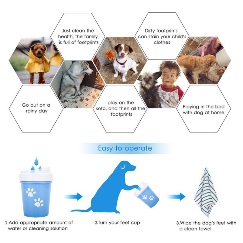 Dog foot washing cup cleaning product cat paw washer - Image 8