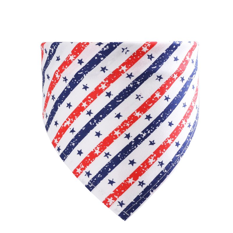 Pet Cotton Handkerchief Triangle Scarf Cat And Dog Accessories - Image 4