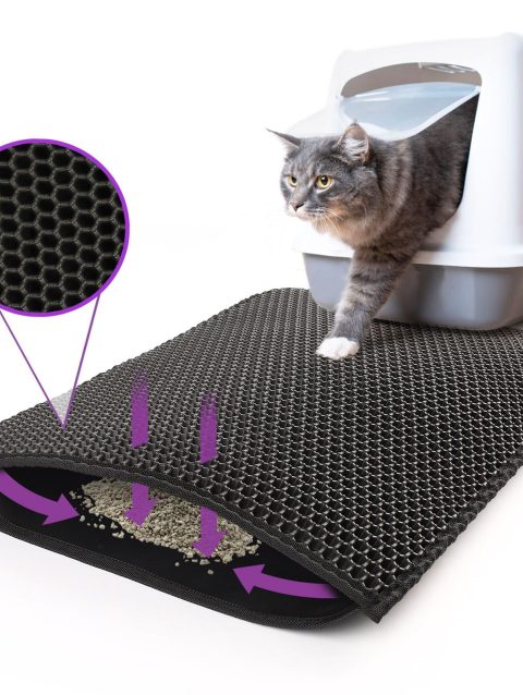 Kitty Cat Litter Mat Trapping Honeycomb Double