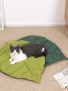 Cat Mattress Leaf Shape Cat Nest Cat And Dog Double-Sided Available Floor Mat Cover Pad Warm And Comfortable Cartoon Cat Bed Indoor Warm Accessories - Image 4