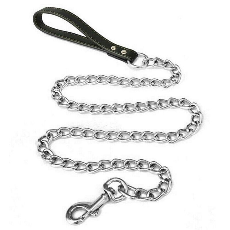 1PCS 1.2m Metal Chain Dog Lead Pet Puppy Leash - Image 7