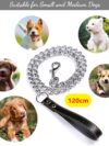 1PCS 1.2m Metal Chain Dog Lead Pet Puppy Leash - Image 9