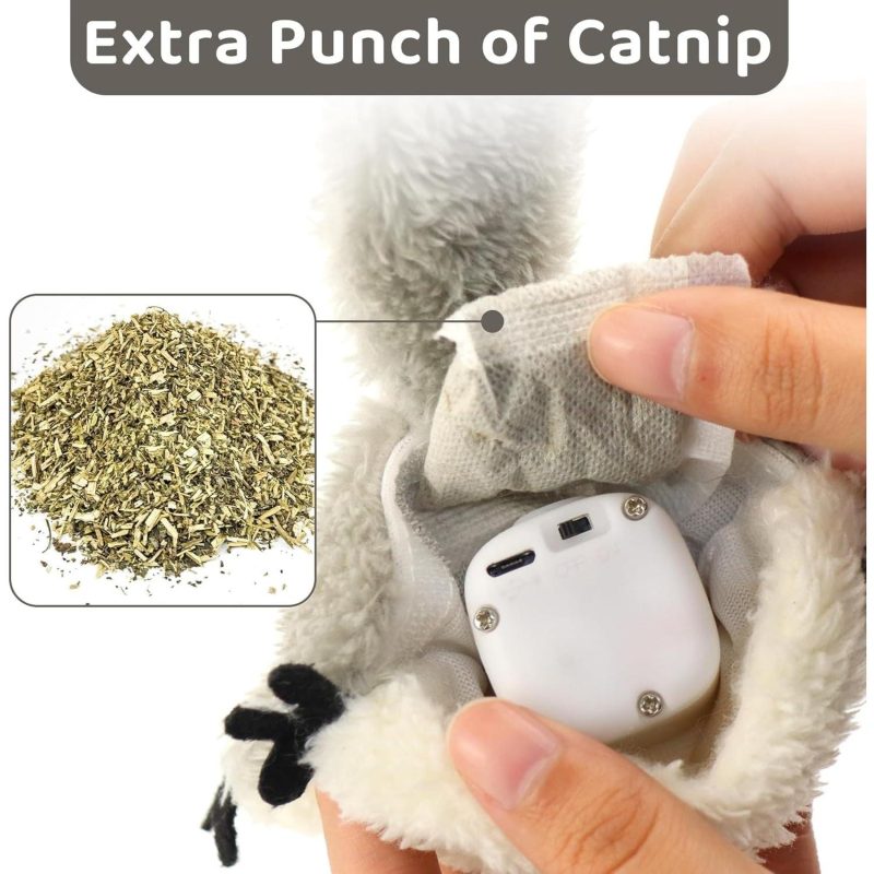lCat Catnip Toys Flapping Squirrel - Image 7