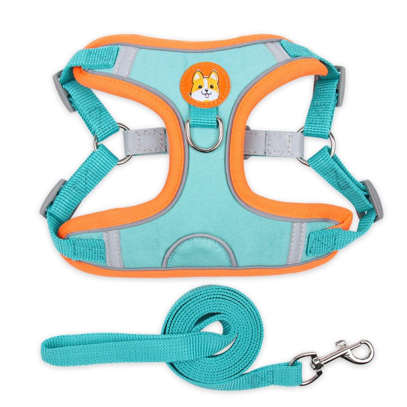 Dog Harness Cat Harness Reflective Dogs Leashs Soft Mesh Chest Strap - Image 6