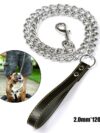 1PCS 1.2m Metal Chain Dog Lead Pet Puppy Leash - Image 8