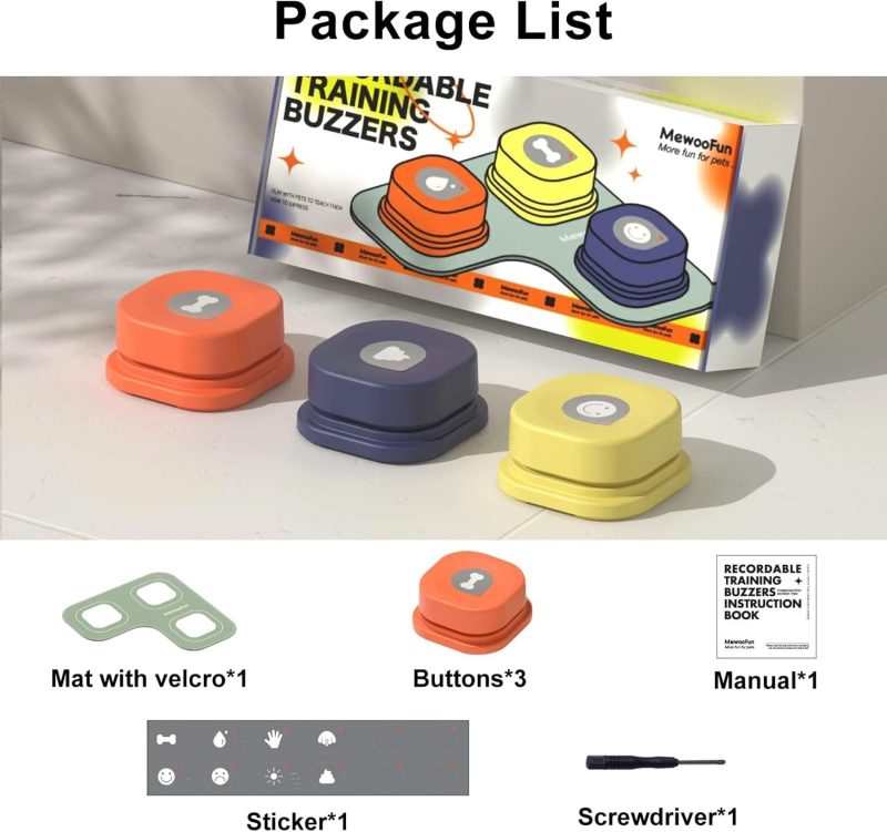 MEWOOFUN Dog Talking Buttons Set - Image 2