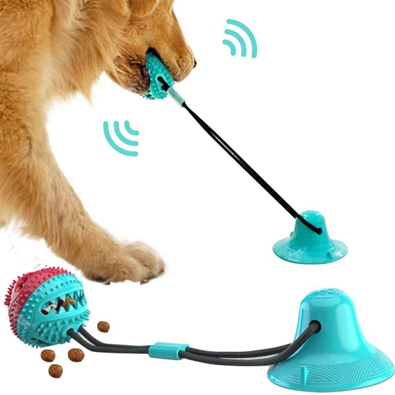 Dog Toys Silicon Suction Cup Tug Interactive