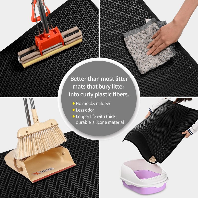 Kitty Cat Litter Mat Trapping Honeycomb Double - Image 6