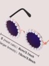 Cat And Dog Pearl Sunglasses - Pet Extravagant Funny Cute Dress Up Costume Accessories For Party - Image 2