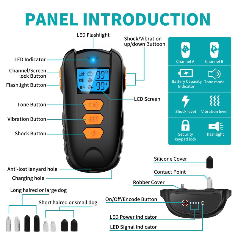 Private Model Remote Control Dog Training Device C Bark Stopper - Image 6