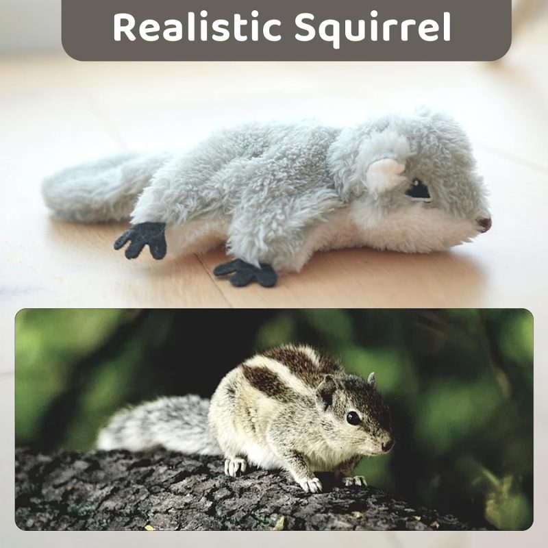 lCat Catnip Toys Flapping Squirrel - Image 3