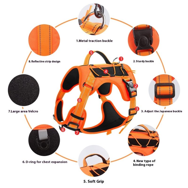 Pet Hand Holding Rope Anti Breaking Loose Dog Harness - Image 4