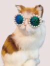 Cat And Dog Pearl Sunglasses - Pet Extravagant Funny Cute Dress Up Costume Accessories For Party - Image 10