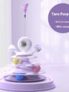 4 Levels Cat Toy Tower Turntable Roller Balls - Image 8