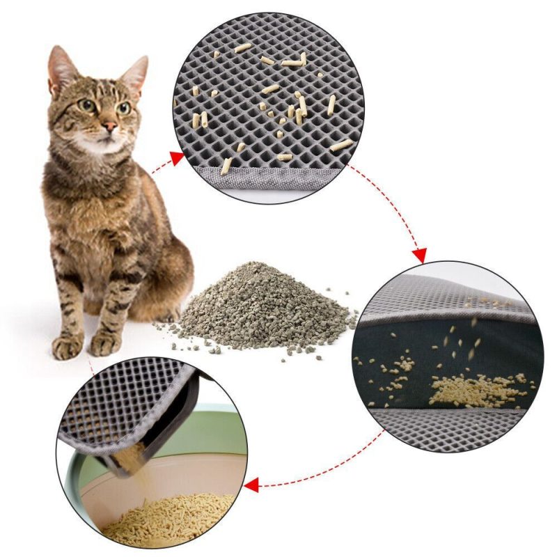 Kitty Cat Litter Mat Trapping Honeycomb Double - Image 9