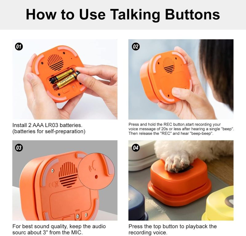 MEWOOFUN Dog Talking Buttons Set - Image 7